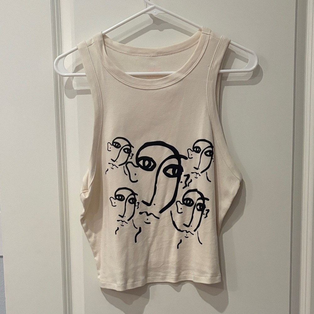 True Lucia Faces on Faces Tank Top